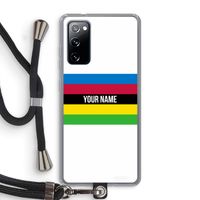 WK Wielrennen: Samsung Galaxy S20 FE / S20 FE 5G Transparant Hoesje met koord