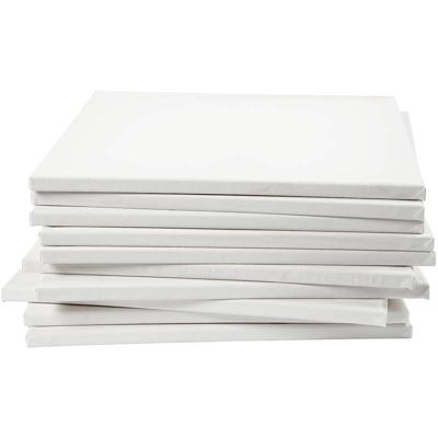 Creativ Company Gespannen canvas, d: 1,6 cm, afm 40x40 cm, 280 gr, wit, 40 stuk/ 1 doos