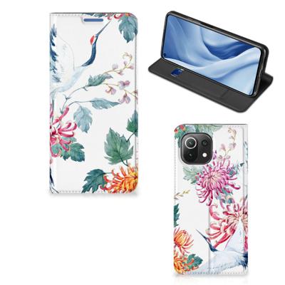 Xiaomi 11 Lite NE 5G | Mi 11 Lite | Hoesje maken | Bird Flowers