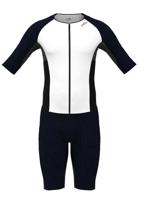 Sailfish Aerosuit pro 3 trisuit korte mouw zwart/wit heren