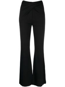 DVF Diane von Furstenberg pantalon Leigh évasé - Noir