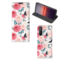 Sony Xperia 5 II Smart Cover Butterfly Roses