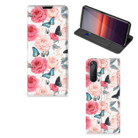 Sony Xperia 5 II Smart Cover Butterfly Roses - thumbnail