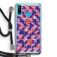 Skew Blush 3: Huawei P30 Lite Transparant Hoesje met koord