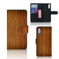 Huawei P20 | Book Style Case | Donker Hout