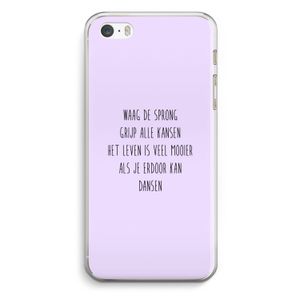 Sprong: iPhone 5 / 5S / SE Transparant Hoesje