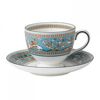 WEDGWOOD - Florentine Turquoise - Espressokop&schotel 0,08l - thumbnail