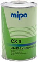 Mipa blanke lak "cx 3" 2k express clear paint cx 1l