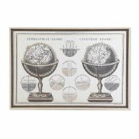 Schilderij DKD Home Decor Wereldkaart (95 x 3 x 65 cm) - thumbnail