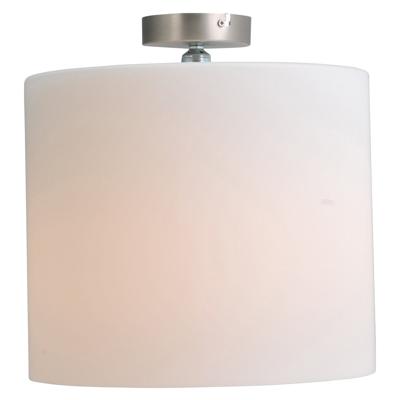 Masterlight PlafondlampCilindra 35cm wit met metaalgrijs - 5111-37-06
