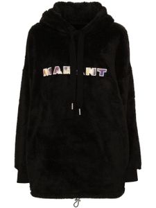 MARANT ÉTOILE hoodie Martia en polaire - Noir