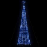 VidaXL Led-kerstboom met spikes 1534 leds 500 cm blauw