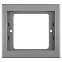 Berker K5 Afdekraam | 1-voudig | RVS - 66.023.21
