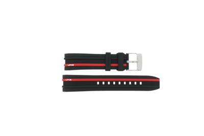 Horlogeband Lotus 15881-3 Rubber Zwart 22mm