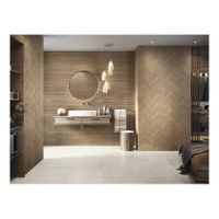 Baldocer Cerámica Larchwood Wandtegel | 40x120 cm | Gerectificeerd | Houtlook | Mat Licht bruin