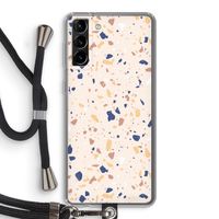 Terrazzo N°23: Samsung Galaxy S21 Plus Transparant Hoesje met koord