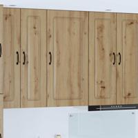 Keukenkast Kalmar Artisan Eiken 50 x 31 x 100 cm Bewerkt hout