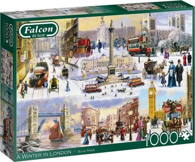 A Winter in London Puzzel 1000 Stukjes A Winter in London Puzzel 1000 Stukjes
