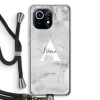 Ivory Marble: Xiaomi Mi 11 Transparant Hoesje met koord