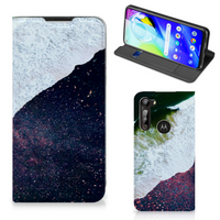 Motorola Moto G8 Power Stand Case Sea in Space