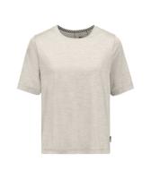Jack wolfskin Travel T-shirt Dames Cotton White Heather M
