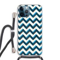 Onderbroken lijn: iPhone 12 Pro Max Transparant Hoesje met koord
