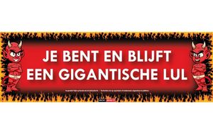 Sticky Devil Je bent en blijft een gigantische lul