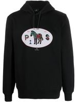 PS Paul Smith hoodie à imprimé graphique - Noir - thumbnail