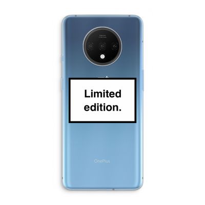 Limited edition: OnePlus 7T Transparant Hoesje