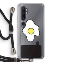 Spiegelei: Xiaomi Mi Note 10 Transparant Hoesje met koord