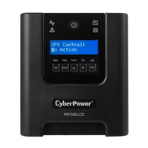 CyberPower PR750ELCD UPS 0,75 kVA 675 W 6 AC-uitgang(en)