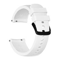 Crazy Horse textuur silicone polsband voor Huami Amazfit bip Lite versie 20mm (wit)