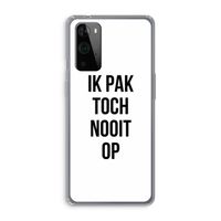 Ik pak nooit op: OnePlus 9 Pro Transparant Hoesje