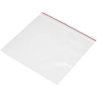Hersluitbare zak zonder etiketstrook (l x b x h) 200 x 200 x 200 mm Transparant Polyethyleen Bag 1 stuk(s) - thumbnail