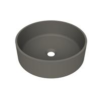 Arcqua Case waskom - rond - 40cm - mat quartz grijs WAS657191