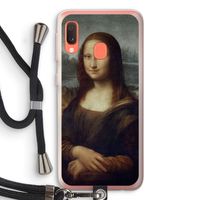 Mona Lisa: Samsung Galaxy A20e Transparant Hoesje met koord