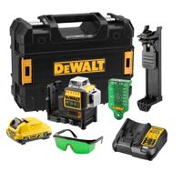 DeWALT DCE089D1G Zelfnivellerende Accu Kruislijnlaser 3x 360˚ Groen 12V 2.0Ah XR Li-ion