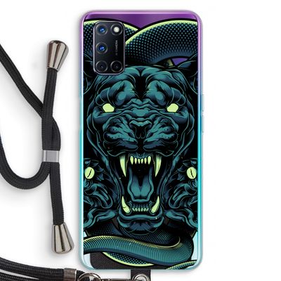 Cougar and Vipers: Oppo A92 Transparant Hoesje met koord