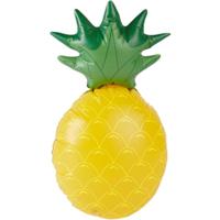 Opblaasbaas figuur - gele ananas - 59 cm - Tropische hawaii decoratie - versiering - thumbnail