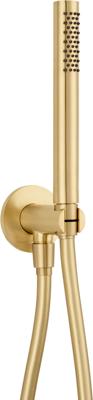 Qisani Flow handdouche met muuraansluitbocht gold