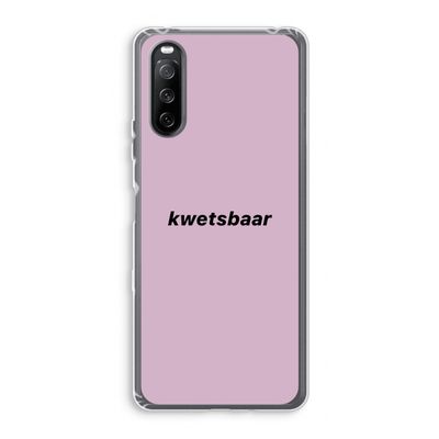 kwetsbaar: Sony Xperia 10 III Transparant Hoesje