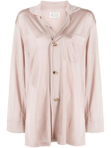 Maison Margiela blouse oversize à boutonnière - Rose