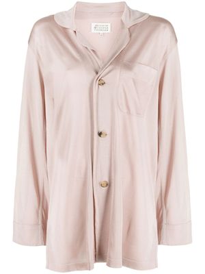 Maison Margiela blouse oversize à boutonnière - Rose