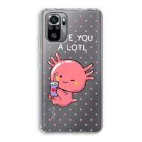 Love You A Lotl: Xiaomi Redmi Note 10S Transparant Hoesje