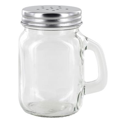 Home Deco Factory Peper en Zoutstrooier - glas - 120 ml - transparant - kruidenpotje Home Deco Factory Peper en Zoutstrooier - glas - 120 ml - transparant - kruidenpotje