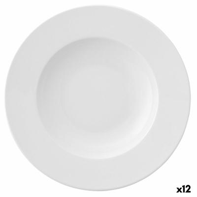 Diep bord Ariane Prime Keramisch Wit (23 cm) (12 Stuks)