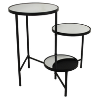 Wants&Needs Accessoires Bijzettafel Zwart 37 X 37 X 60 - thumbnail