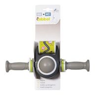 Qibbel Toybar met handvatten voor fietsstoeltjes grijs/geel