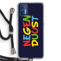90's One: Motorola Moto G9 Plus Transparant Hoesje met koord