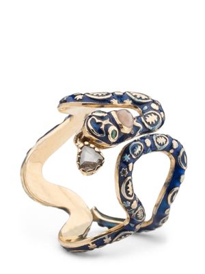 Tamara Taichman 14kt yellow gold Eve multi-stone ring - Bleu
